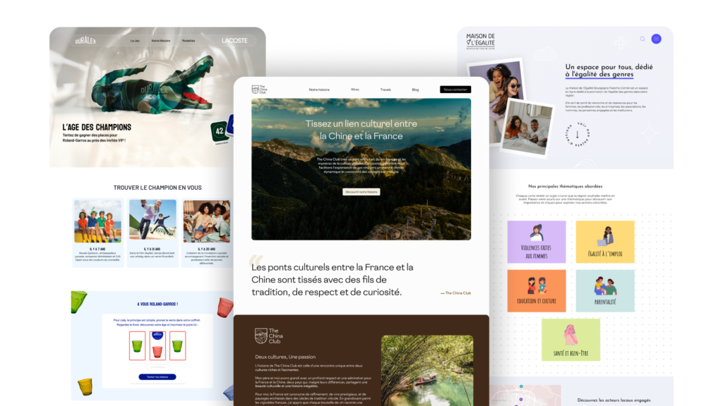 Porspoder - Naina Design Studio Web Lyon Bourgogne Mâcon Rhône Beaujolais Bresse création de site web identité visuelle refonte