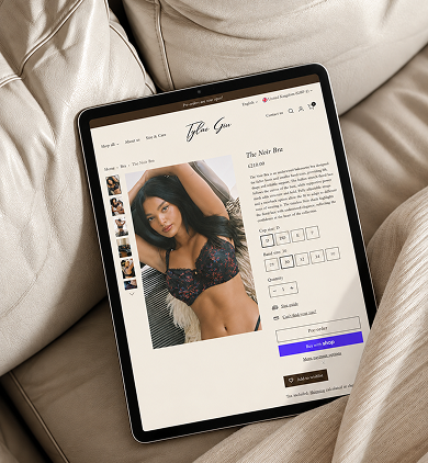 Création et optimisation de la boutique e-commerce Shopify TYLAË GIU